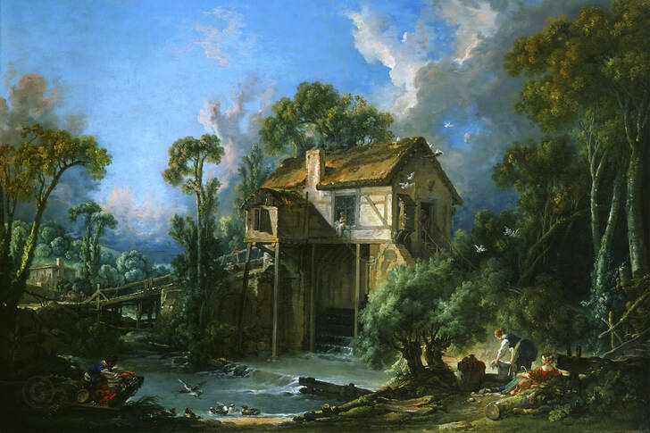 Francois Boucher: The Mill at Charenton