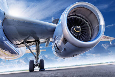 محرك طائرة توربوفان