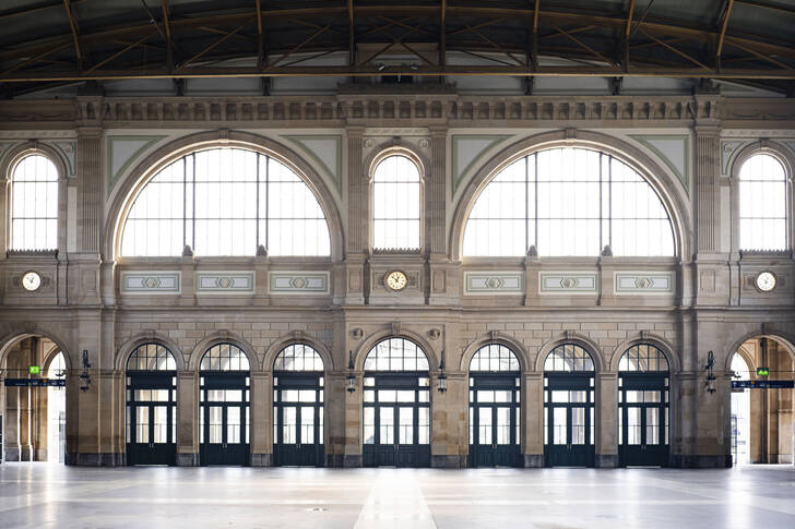 Interiorul Gării Centrale din Zürich