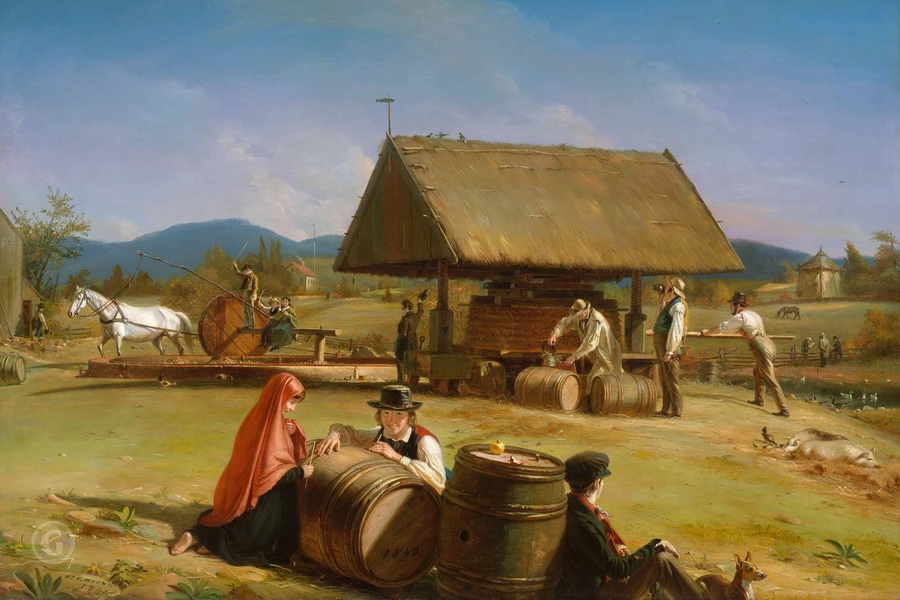 William Sidney Mount : Fabrication du cidre