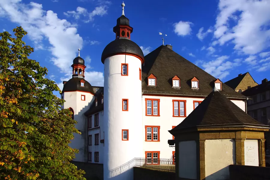 Gammalt slott i Koblenz