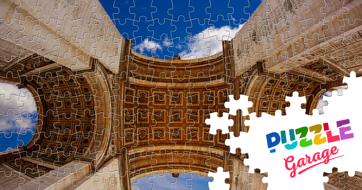 Arc de Triomphe in Paris Jigsaw Puzzle (Countries France) Puzzle Garage