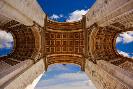 Arco de triunfo en París