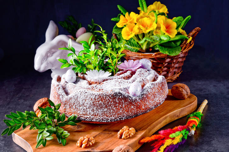 Traditional Polish Easter cake