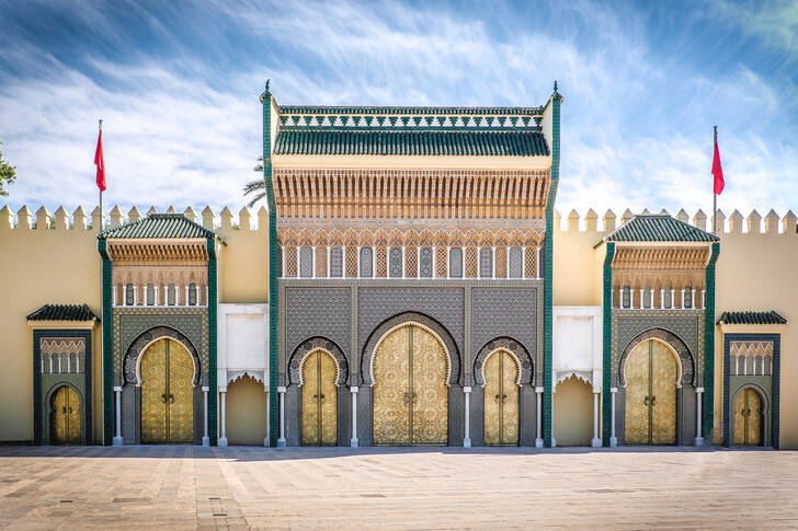 Hoofdingang van het Koninklijk Paleis in Fez