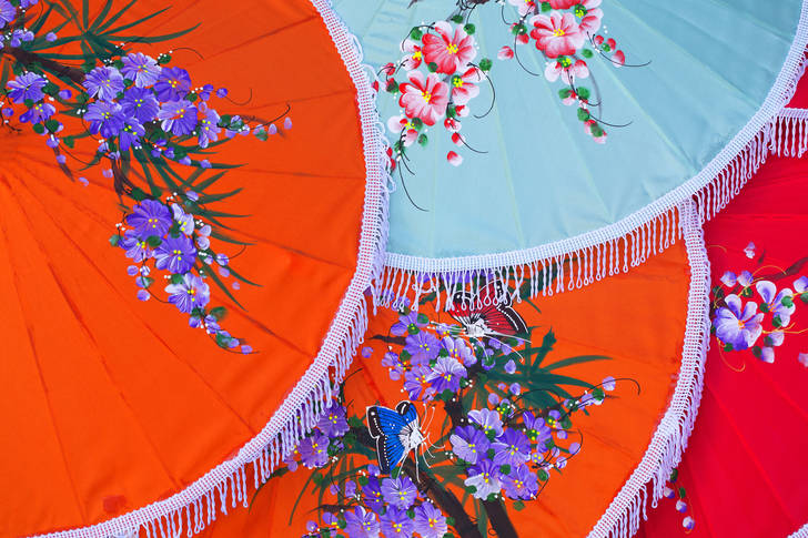 Chinesische Regenschirme