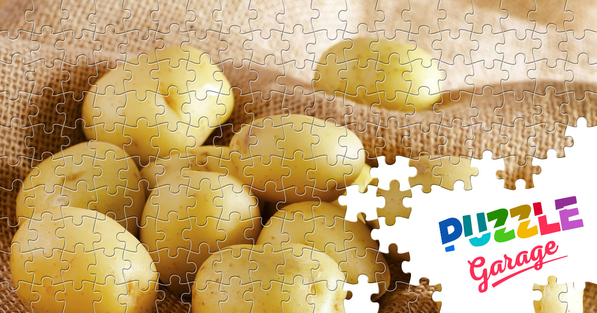 Burlap potatoes Jigsaw Puzzle (Plants Vegetables) Puzzle Garage