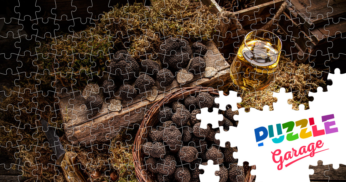 Mushrooms black truffles Jigsaw Puzzle (Home, Food) Puzzle Garage