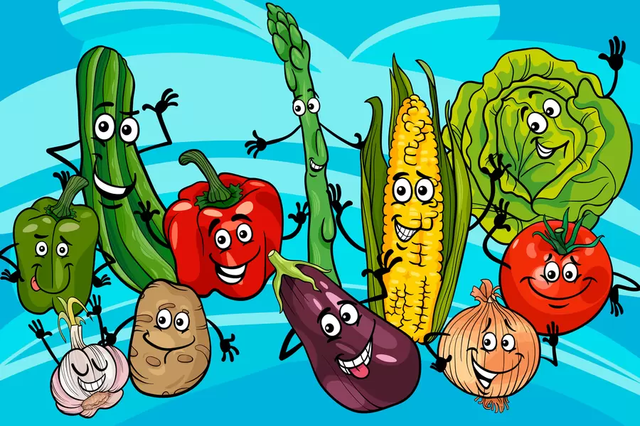 Légumes drôles