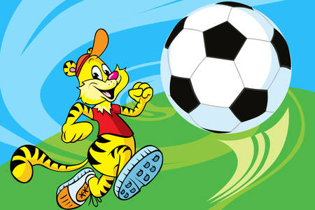 Tiger-Football-Spieler