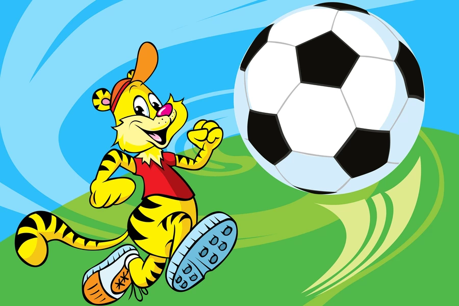Tiger fotbollsspelare