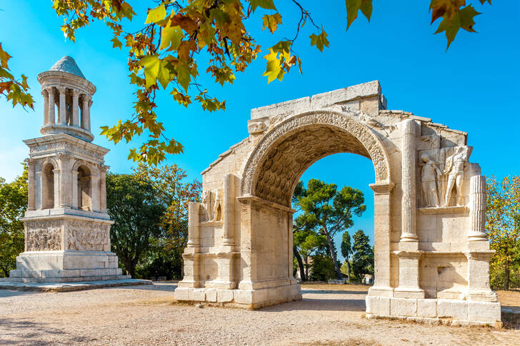 Ruine romane din Saint-Remy-de-Provence