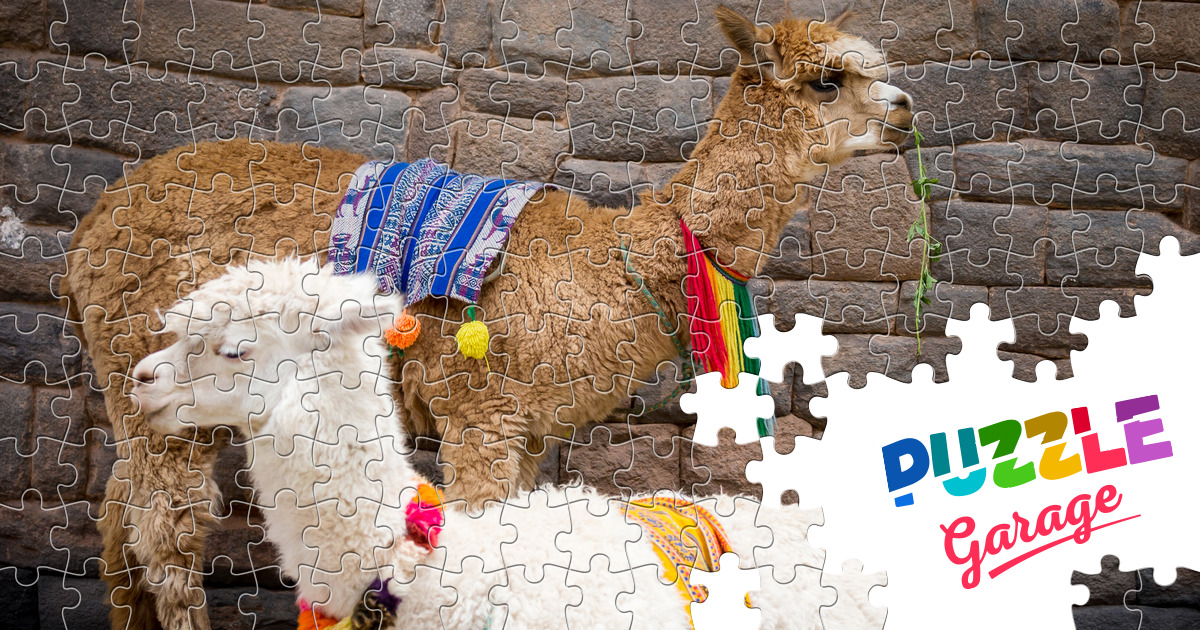 Lama Jigsaw Puzzle (Countries, Peru) Puzzle Garage