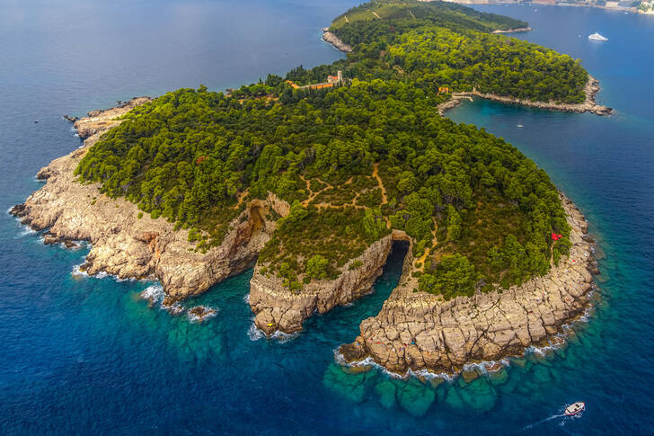 Lokrum-sziget, Horvátország