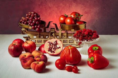 Fruits et légumes rouges
