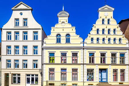 Fachadas de casas en Wismar
