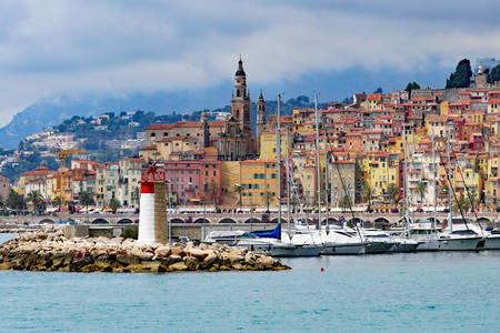 Menton - a town on the edge of the Riviera