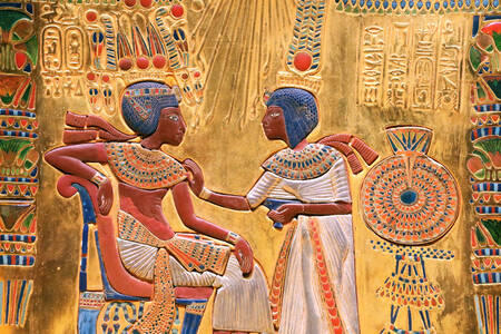 Egyptské nástenné maľby