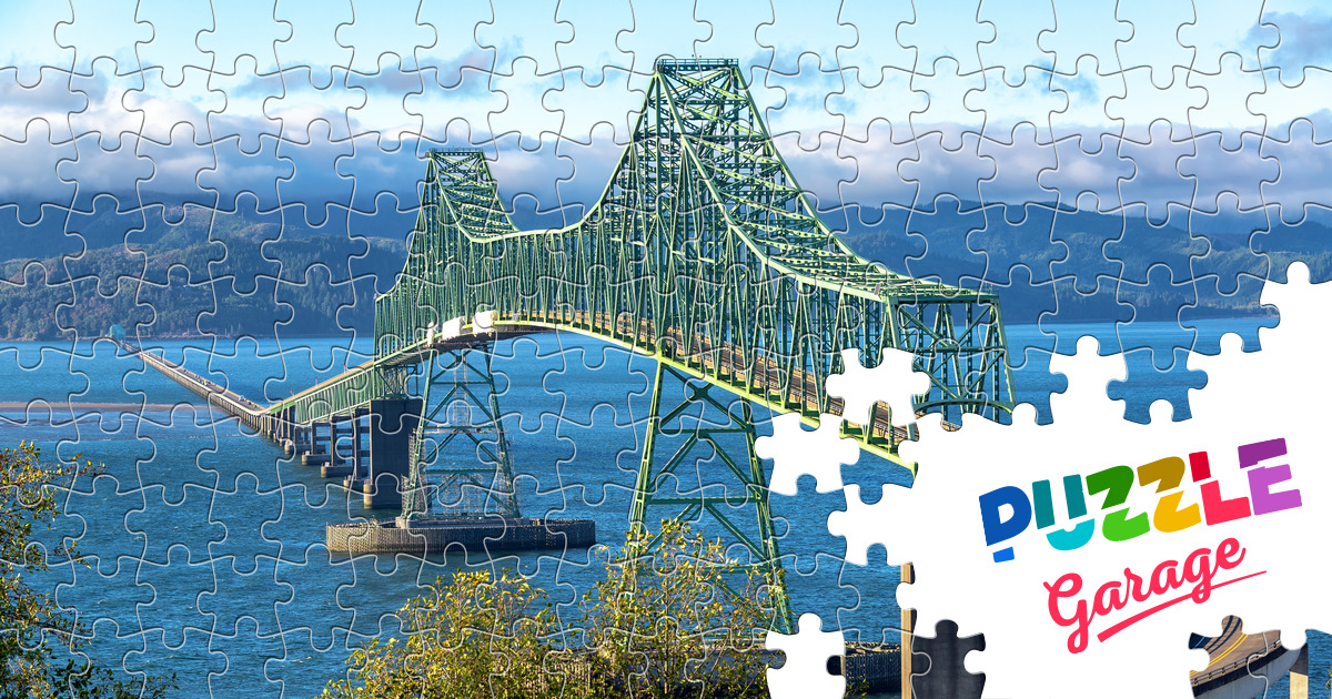 AstoriaMegler Bridge Jigsaw Puzzle (Countries, USA) Puzzle Garage