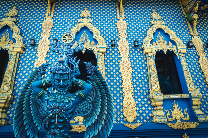 Blå templet i Chiang Rai