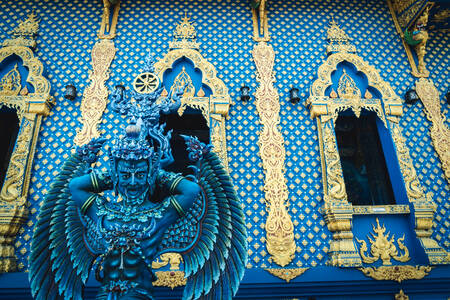 Modrý chrám v Chiang Rai