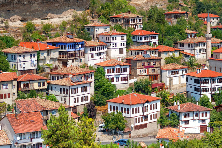 Casas tradicionales en Safranbolu