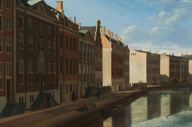 Gerrit Adriaensz. Berckheyde: "View of the Golden Bend in the Herengracht"