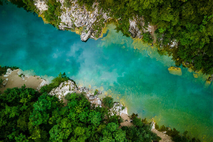 Soka River in Slovenia