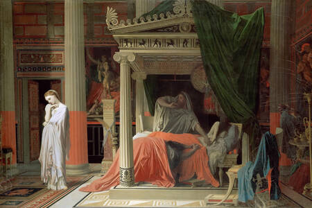 Jean Auguste Dominique Ingres: "Antíoco e Estratonice"