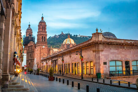 Zacatecas at evening