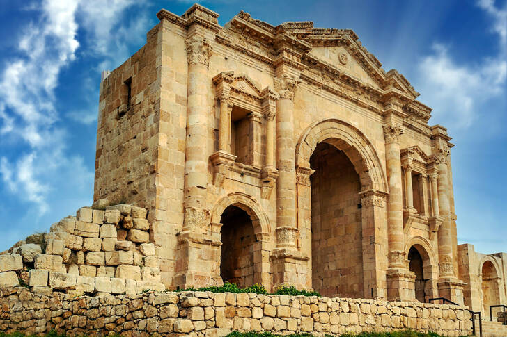 Hadrian's Arch in Jerash