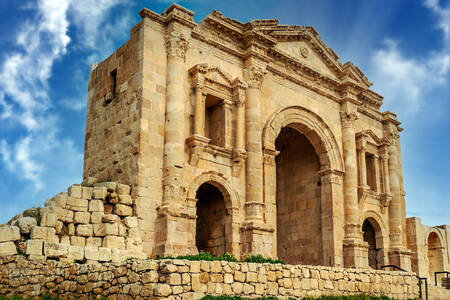 Hadrian's Arch in Jerash
