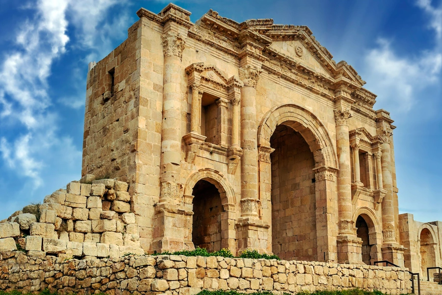 Hadrian's Arch in Jerash