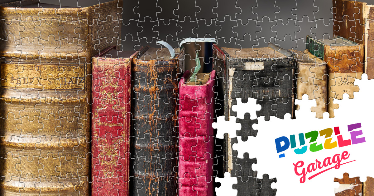 Old books Jigsaw Puzzle (Other, Collecting) Puzzle Garage