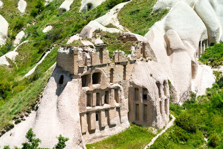 Ruinas en el Parque Nacional de Goreme