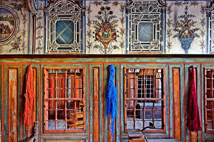 Inside the mansion of George Schwartz in Ambelakia