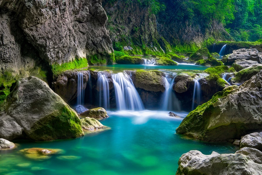 Waterval in Guizhou