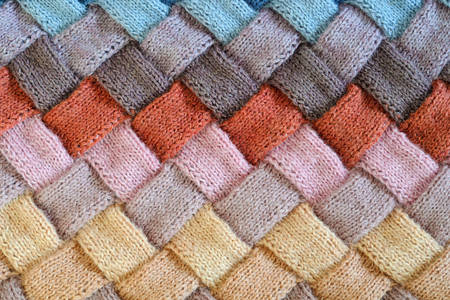 Barevné pozadí pro pletení