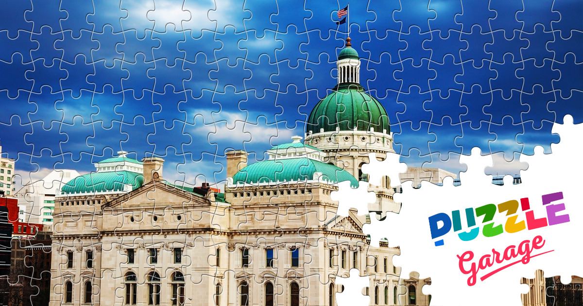 Indiana Statehouse Jigsaw Puzzle (Countries, USA) Puzzle Garage