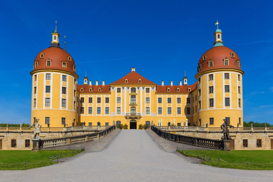Château de Moritzburg un jour d'été