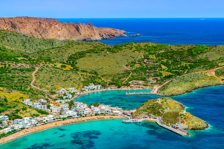 Pohled na ostrov Kythera