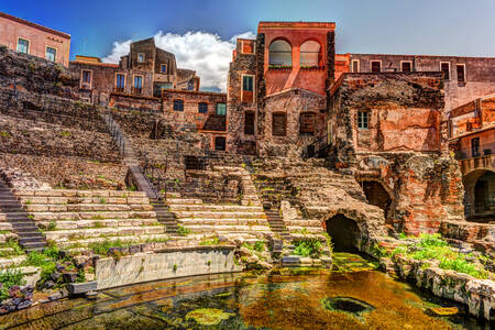 Roman theater of Catania