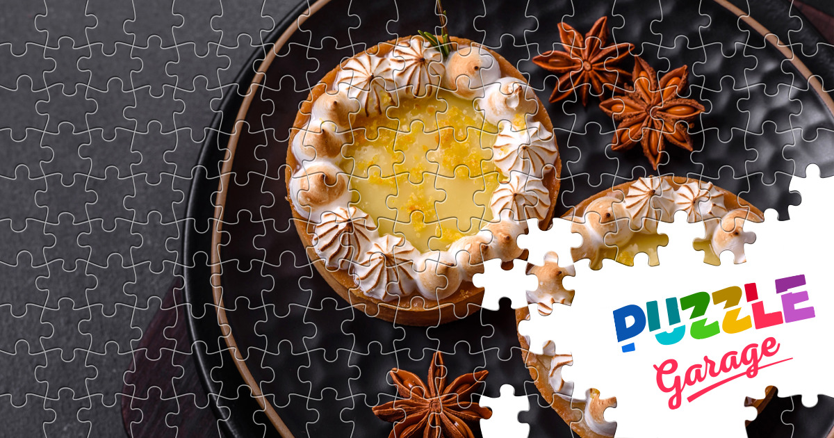 Meringue cakes Jigsaw Puzzle (Home, Food) Puzzle Garage