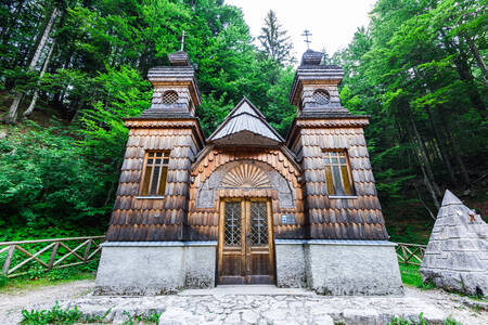 Russische kapel op Vršić