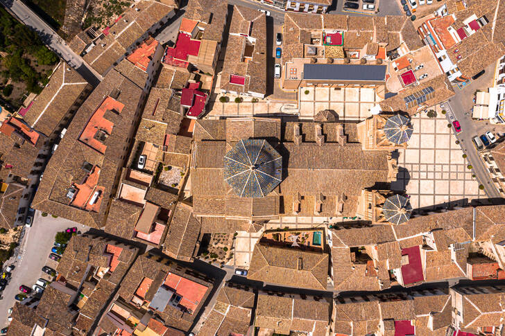 Roofs of the city Velez-Rubio