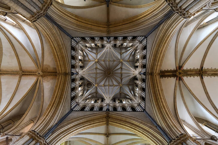 Ceiling of the English Cathedral