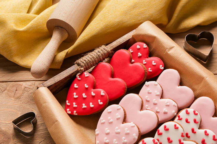 Gingerbread hearts