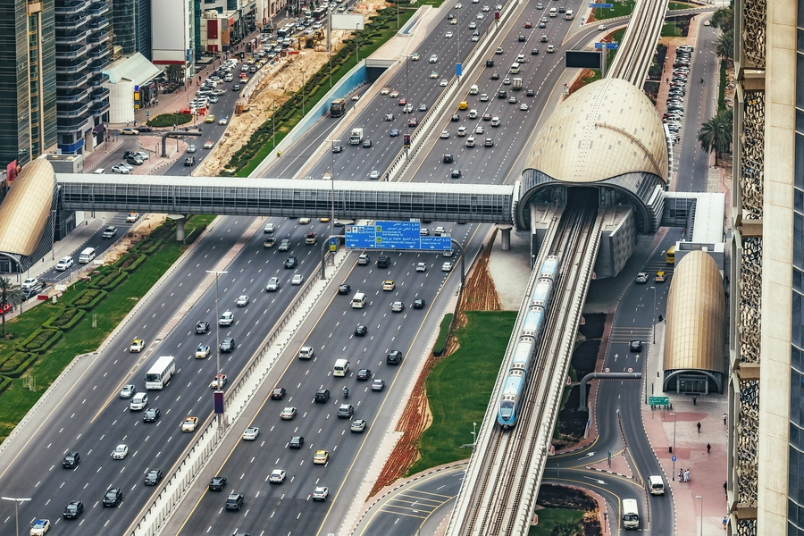 Autoroute du centre-ville de Dubaï