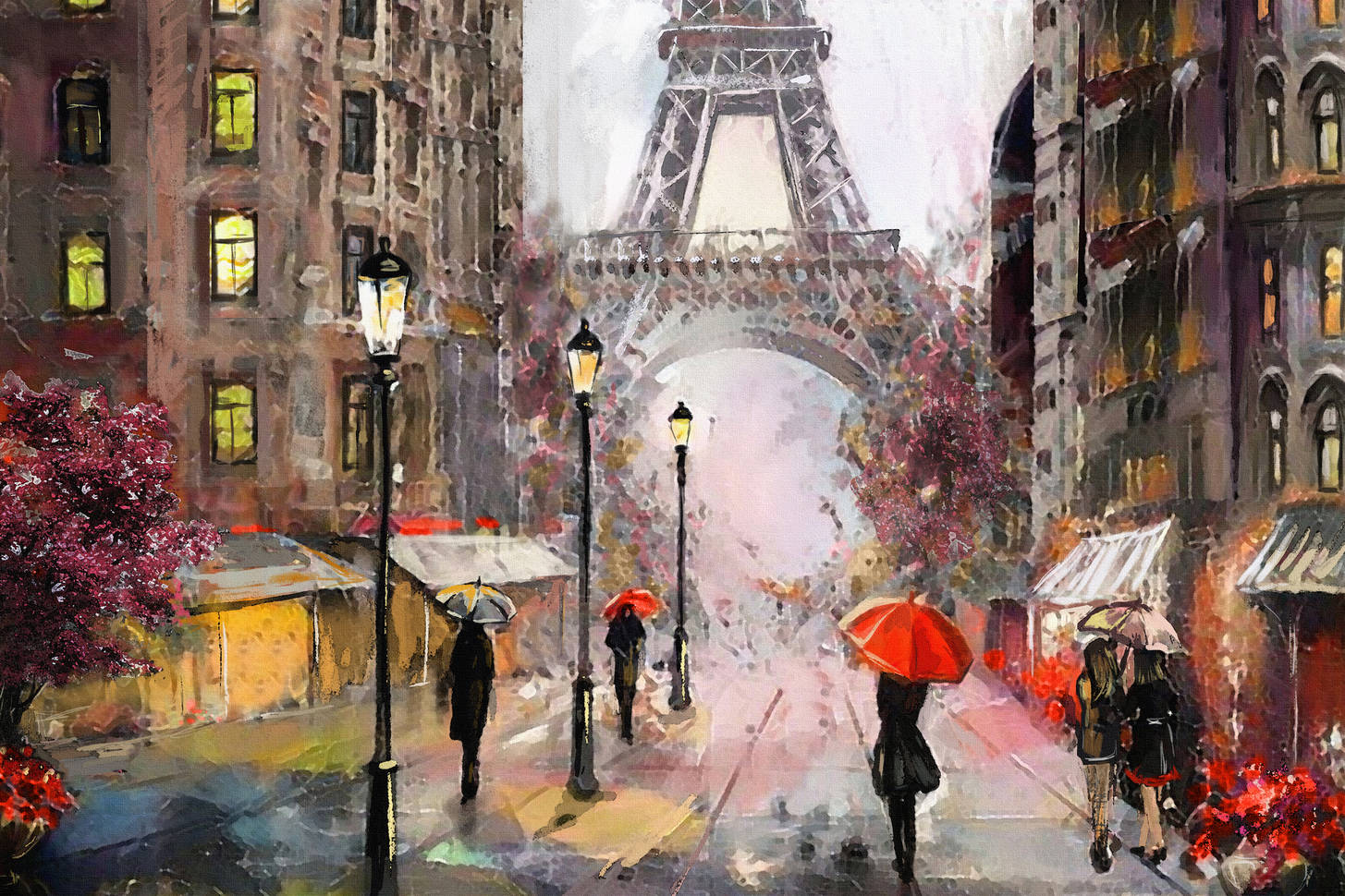 Paris street view Jigsaw Puzzle (Art, Painting) | Puzzle Garage