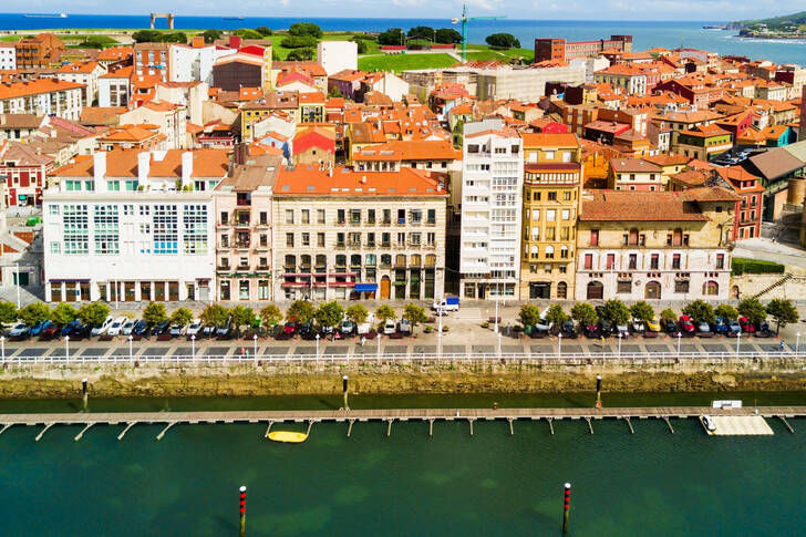 Město Gijón, Španělsko